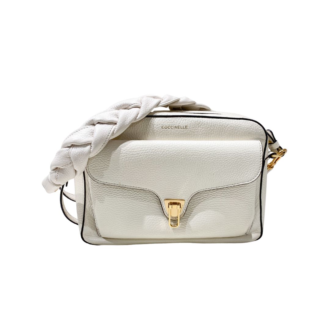 COCCINELLE - (borsa di seconda mano) Beat Soft Camera Bag Maxi - + tracolla - Bianco COCCINELLE - (borsa di seconda mano) Beat Soft Camera Bag Maxi - + tracolla - Bianco