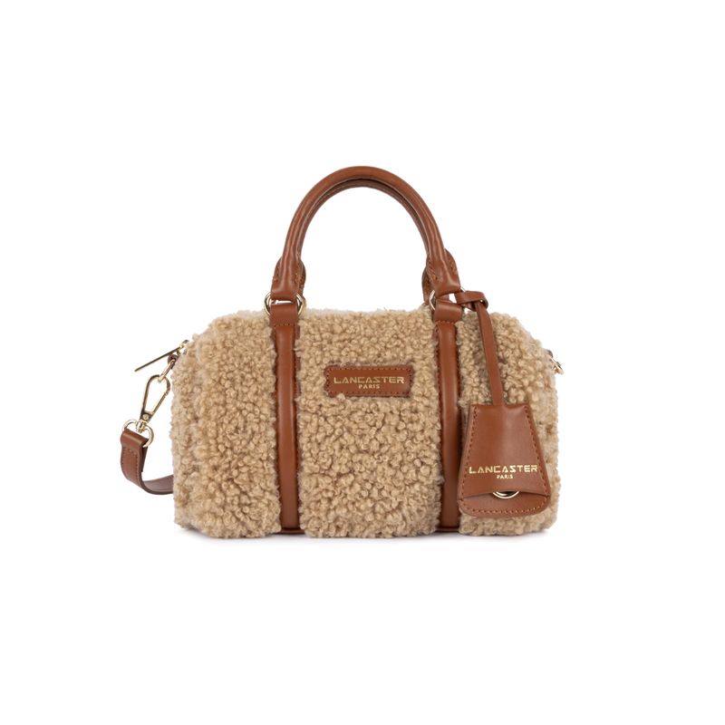 LANCASTER - Small duffle bag - Cognac
