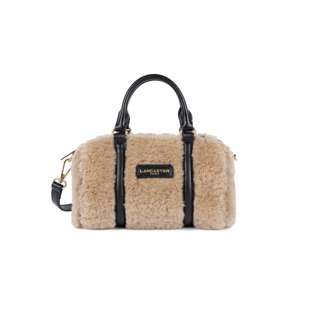 LANCASTER - Small duffle bag - BeigeNoir LANCASTER - Small duffle bag - BeigeNoir