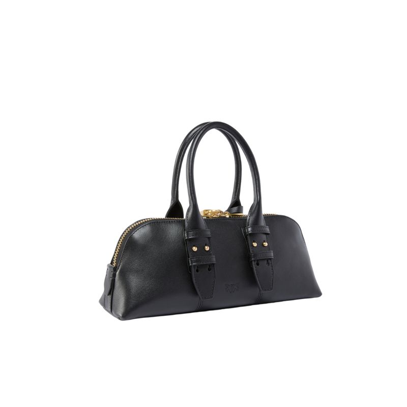 PINKO - Borsa piccola a mano Escape Bag in pelle - Nero