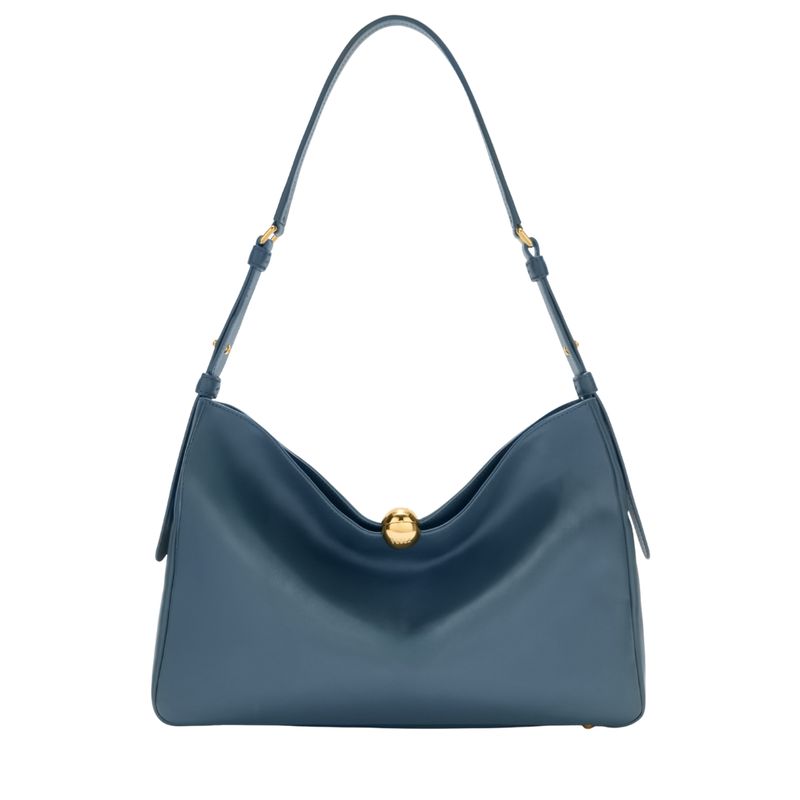 FURLA - Sfera Soft a spalla L - Grigio Blu FURLA - Sfera Soft a spalla L - Grigio Blu