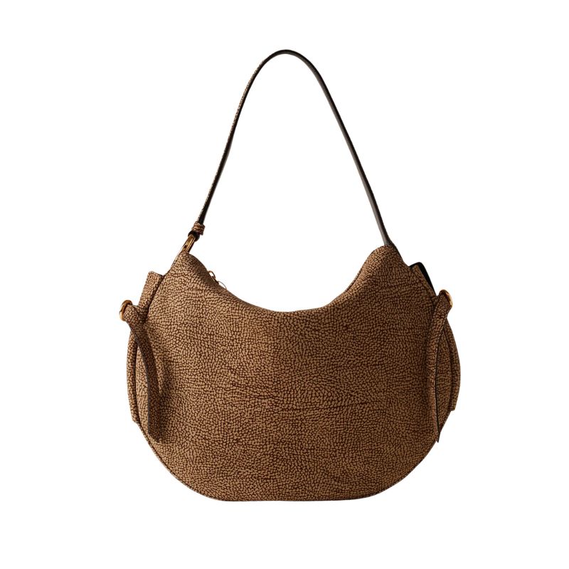 BORBONESE - BRIDLE BORSA HOBO MEDIUM - Op natural BORBONESE - BRIDLE BORSA HOBO MEDIUM - Op natural