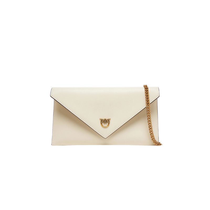 PINKO - Borsetta Flat Purse Mini - Bianco PINKO - Borsetta Flat Purse Mini - Bianco
