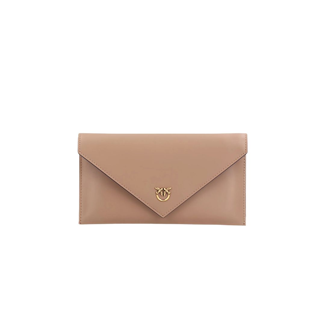 PINKO - Borsetta Flat Purse Mini - Rose Toast