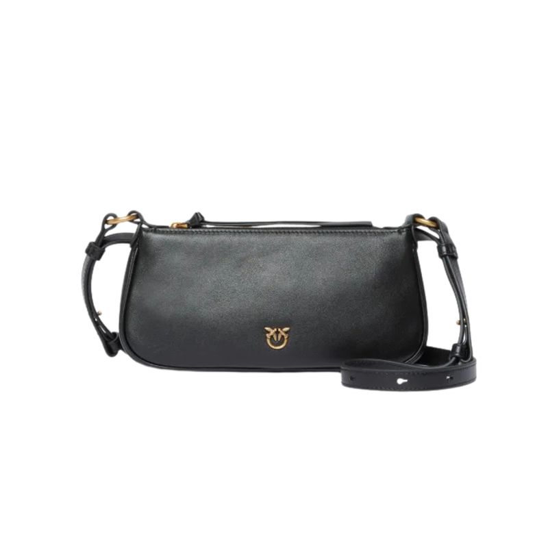 PINKO - Borsa a tracolla Mini Half Moon Baguette - Nero PINKO - Borsa a tracolla Mini Half Moon Baguette - Nero