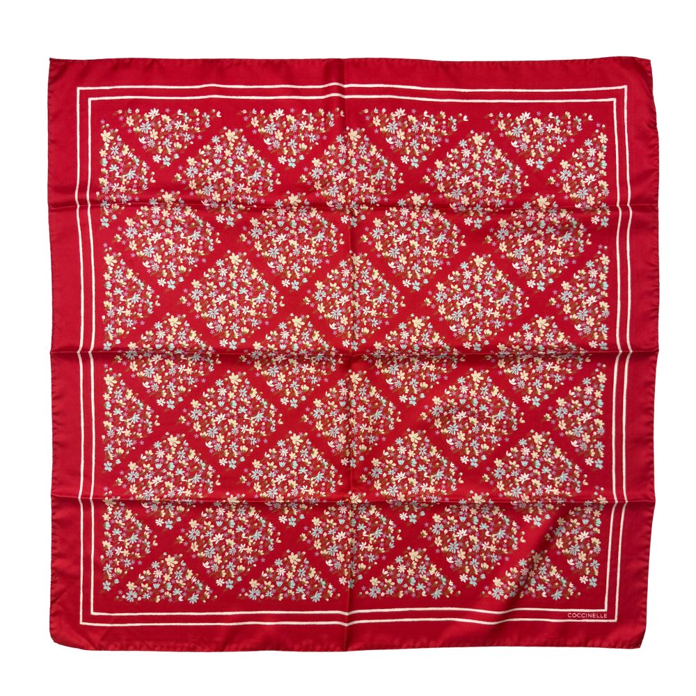 COCCINELLE - Foulard Sakura Flowers 90x90 - Multi Scarlet COCCINELLE - Foulard Sakura Flowers 90x90 - Multi Scarlet