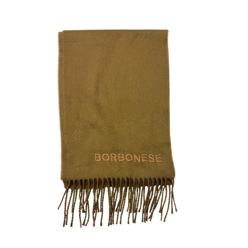 BORBONESE - Sciarpa Ricamo - Cammello BORBONESE - Sciarpa Ricamo - Cammello