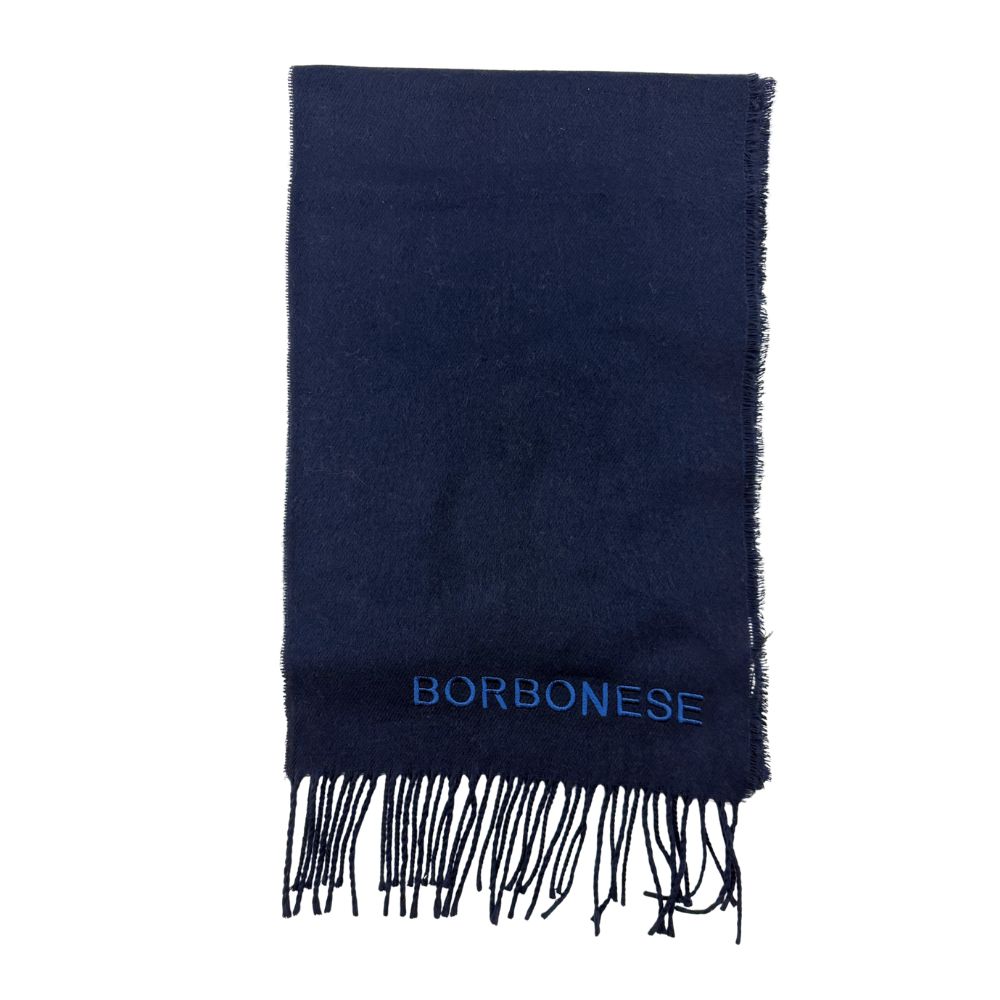 BORBONESE - Sciarpa Ricamo - Dark Blue BORBONESE - Sciarpa Ricamo - Dark Blue