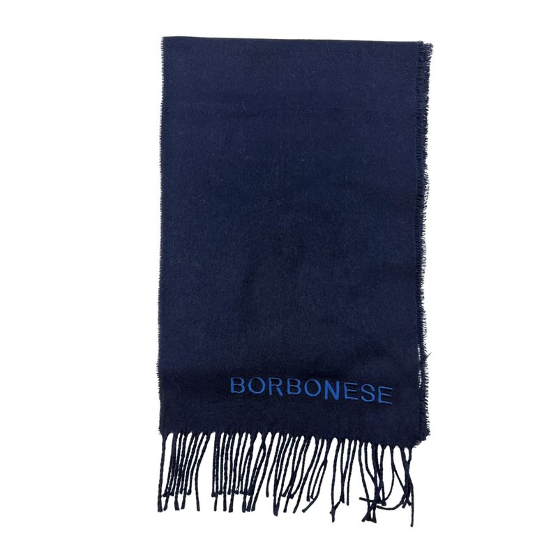BORBONESE - Sciarpa Ricamo - Dark Blue BORBONESE - Sciarpa Ricamo - Dark Blue