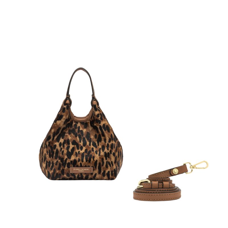 GIANNI CHIARINI - Dua Hobo Piccola - Lince/Cuoio GIANNI CHIARINI - Dua Hobo Piccola - Lince/Cuoio
