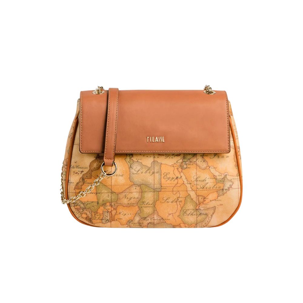 ALVIERO MARTINI - Geo Classic Borsa mini con battente in pelle - Natural ALVIERO MARTINI - Geo Classic Borsa mini con battente in pelle - Natural