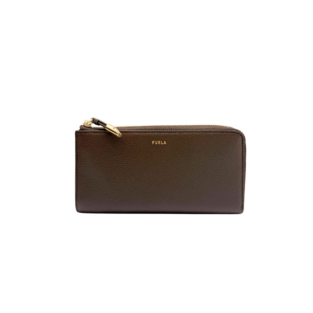 FURLA - Goccia L zip around - Espresso FURLA - Goccia L zip around - Espresso