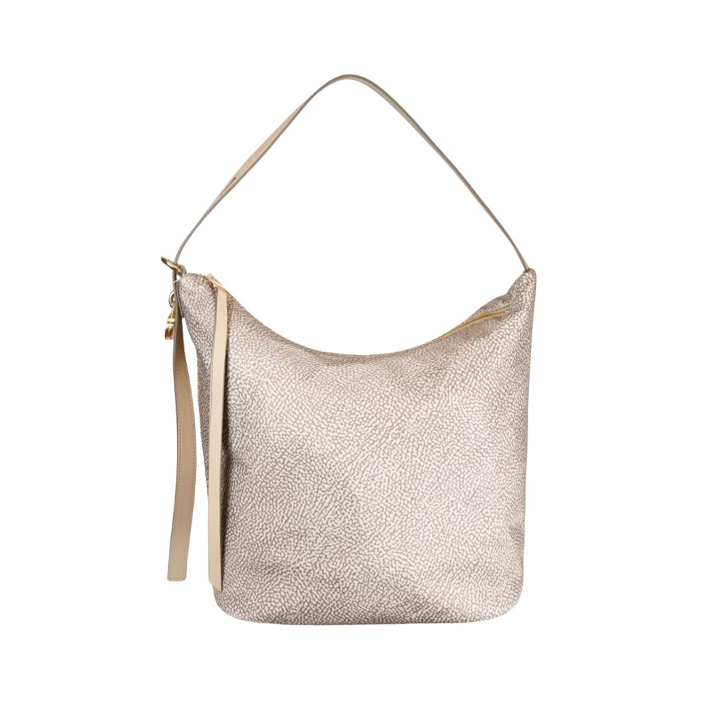 BORBONESE - Borsa Secchiello M - Sand