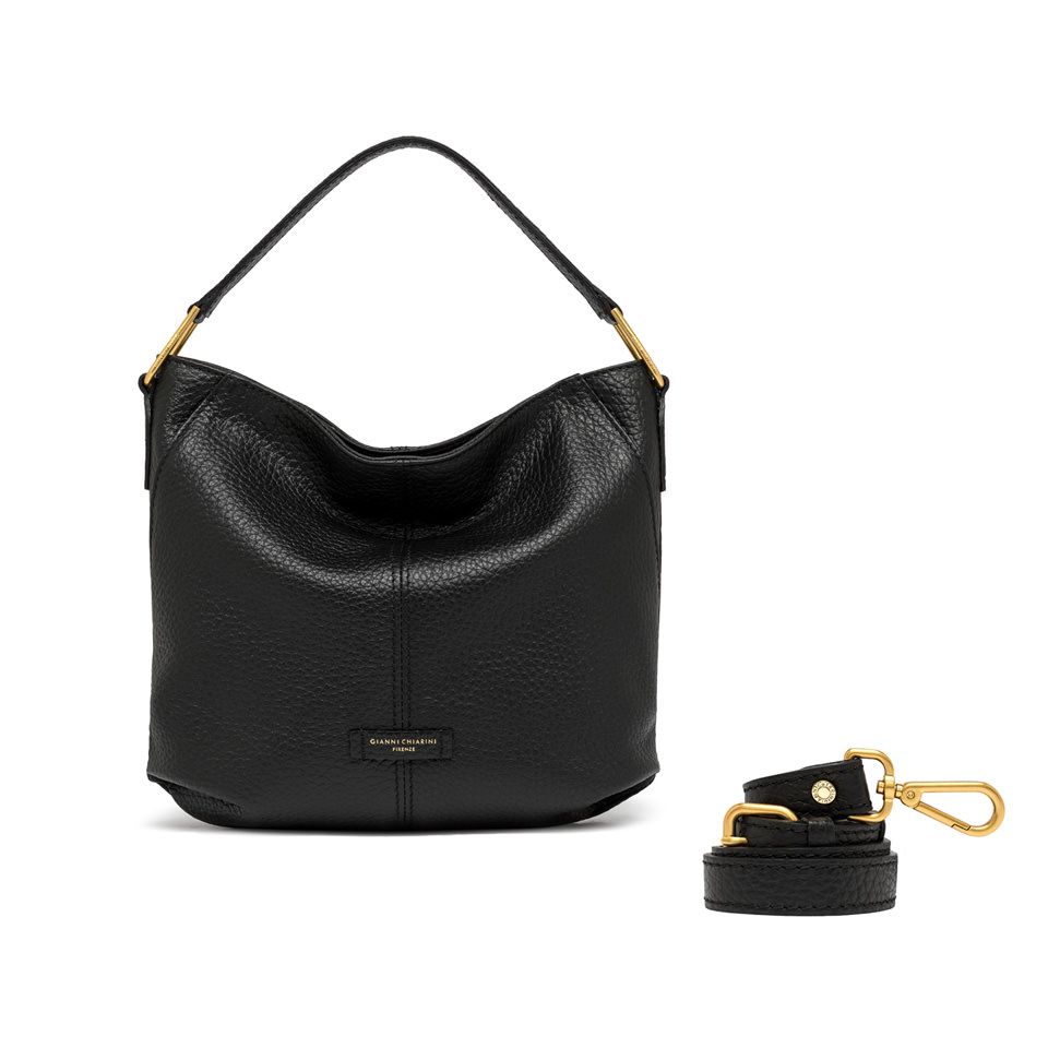 GIANNI CHIARINI - Natasha sacca doppai tracolla - Nero