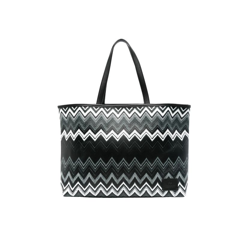 MISSONI - Tote Large Black Canvas MISSONI - Tote Large Black Canvas