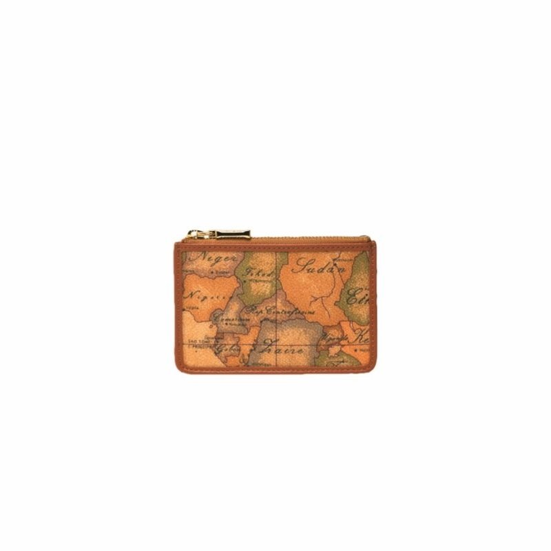 ALVIERO MARTINI - Geo Classic Porta tessere con zip - Natural