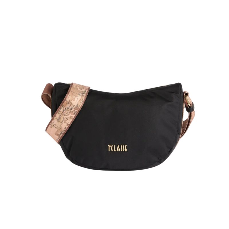 ALVIERO MARTINI - Breeze Nylon tracolla a mezzaluna grande - Nero ALVIERO MARTINI - Breeze Nylon tracolla a mezzaluna grande - Nero