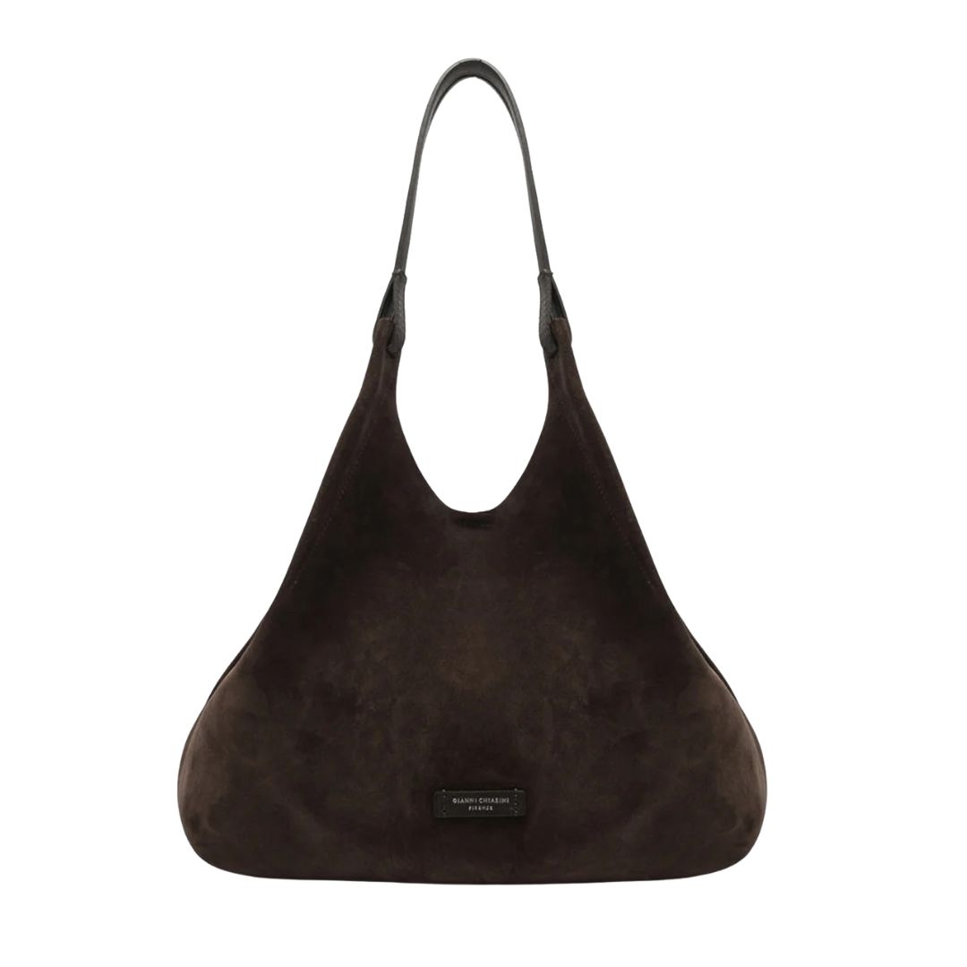 GIANNI CHIARINI - Dua Hobo Grande scamosciata - Moka