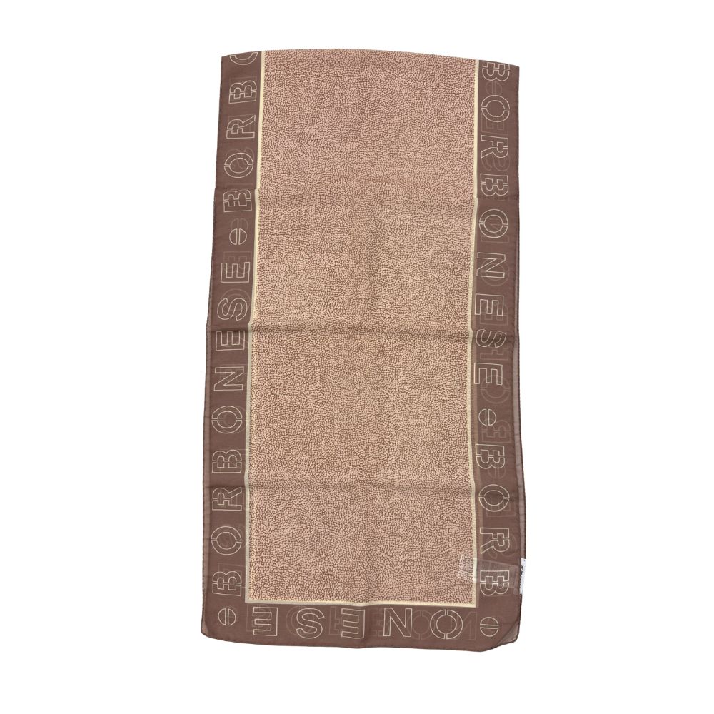 BORBONESE - Sciarpa Foulard Op Logo Outline 40x170 - Tortora/Mauve BORBONESE - Sciarpa Foulard Op Logo Outline 40x170 - Tortora/Mauve