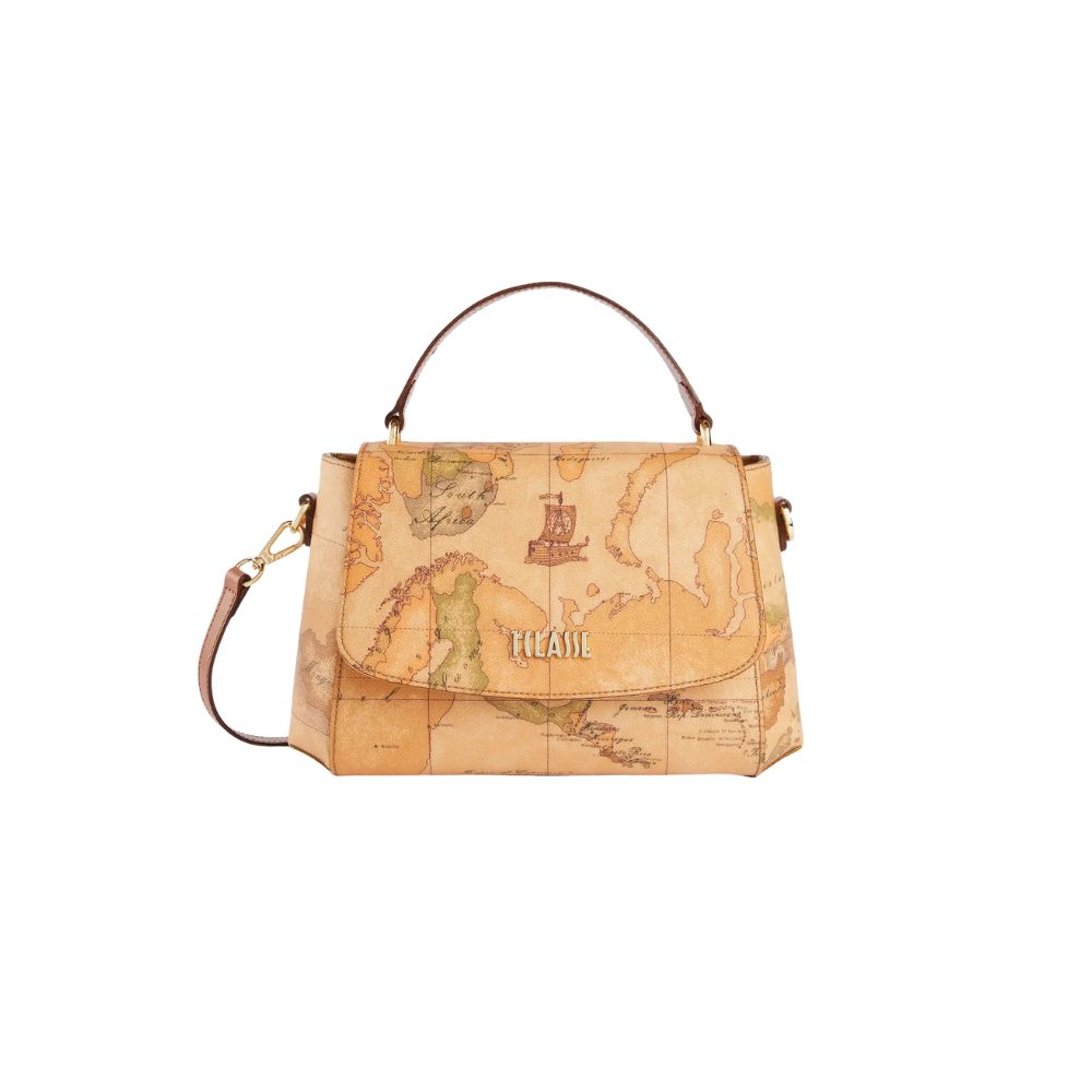 ALVIERO MARTINI - Geo Classic tracollina con patta - Natural ALVIERO MARTINI - Geo Classic tracollina con patta - Natural