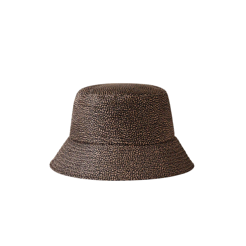 BORBONESE - Cappello pescatore - Op Natural/Black BORBONESE - Cappello pescatore - Op Natural/Black