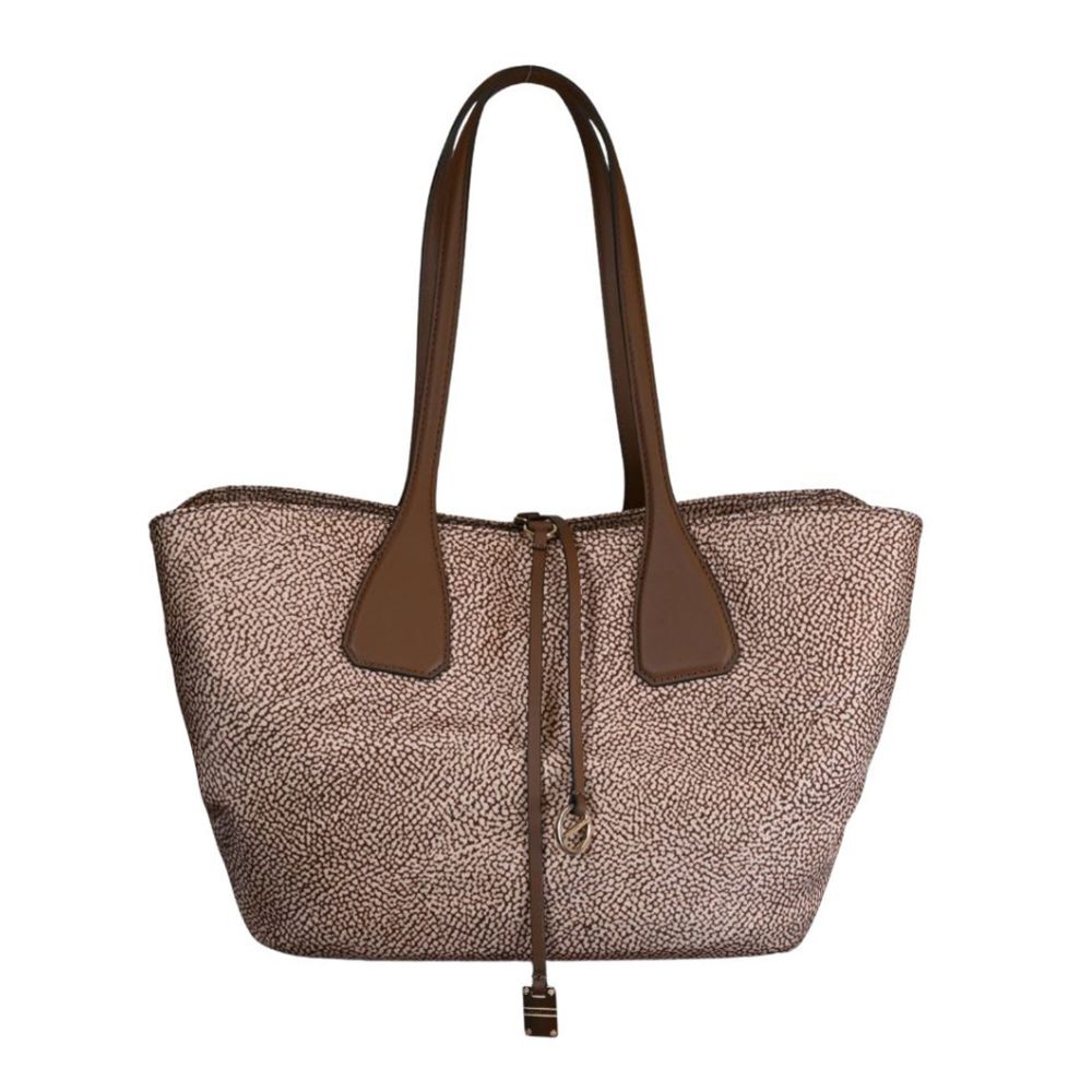 BORBONESE - Vis a Vis Shopping M c/t - Beige/Brown BORBONESE - Vis a Vis Shopping M c/t - Beige/Brown