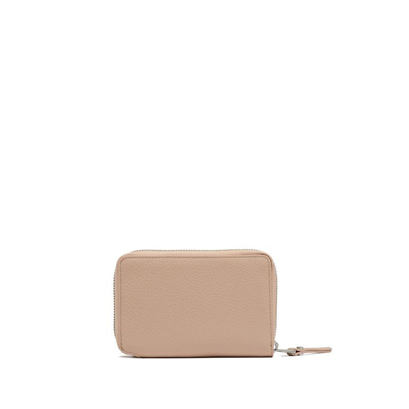 GIANNI CHIARINI - Portacarte con zip medio  - Pink Salt