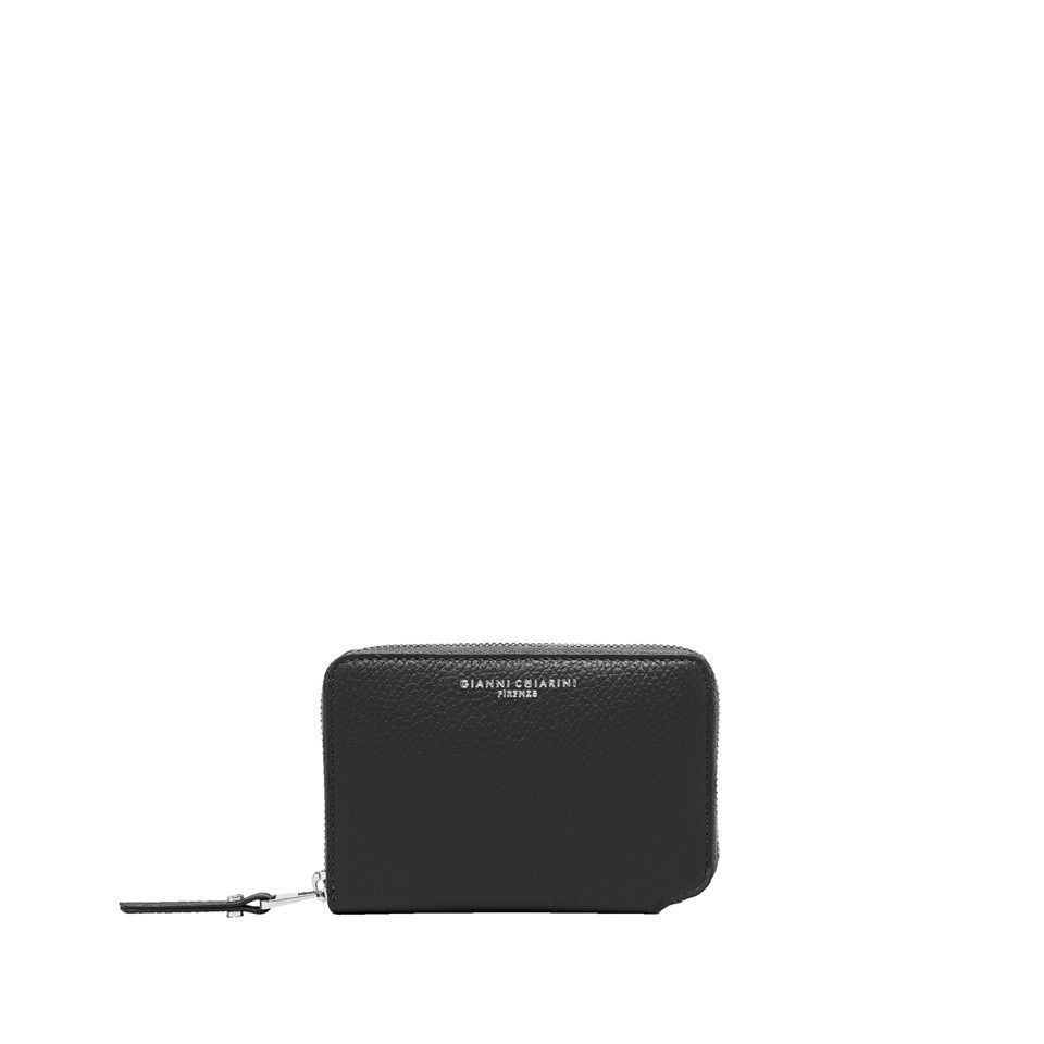 GIANNI CHIARINI - Portacarte con zip medio - Nero GIANNI CHIARINI - Portacarte con zip medio - Nero