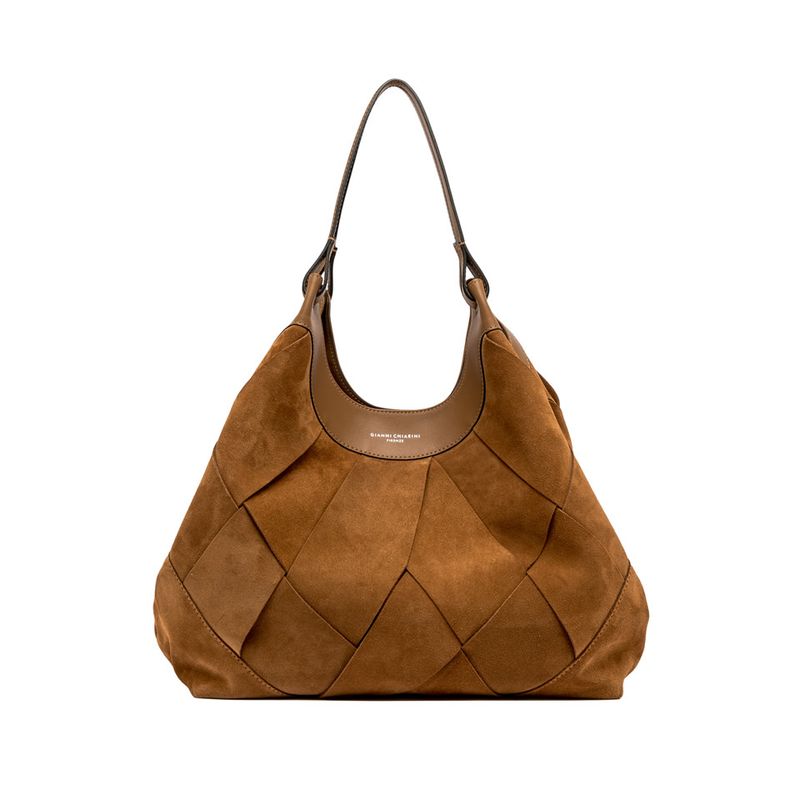 GIANNI CHIARINI - Dua Hobo Grande intrecciata - Caramel GIANNI CHIARINI - Dua Hobo Grande intrecciata - Caramel