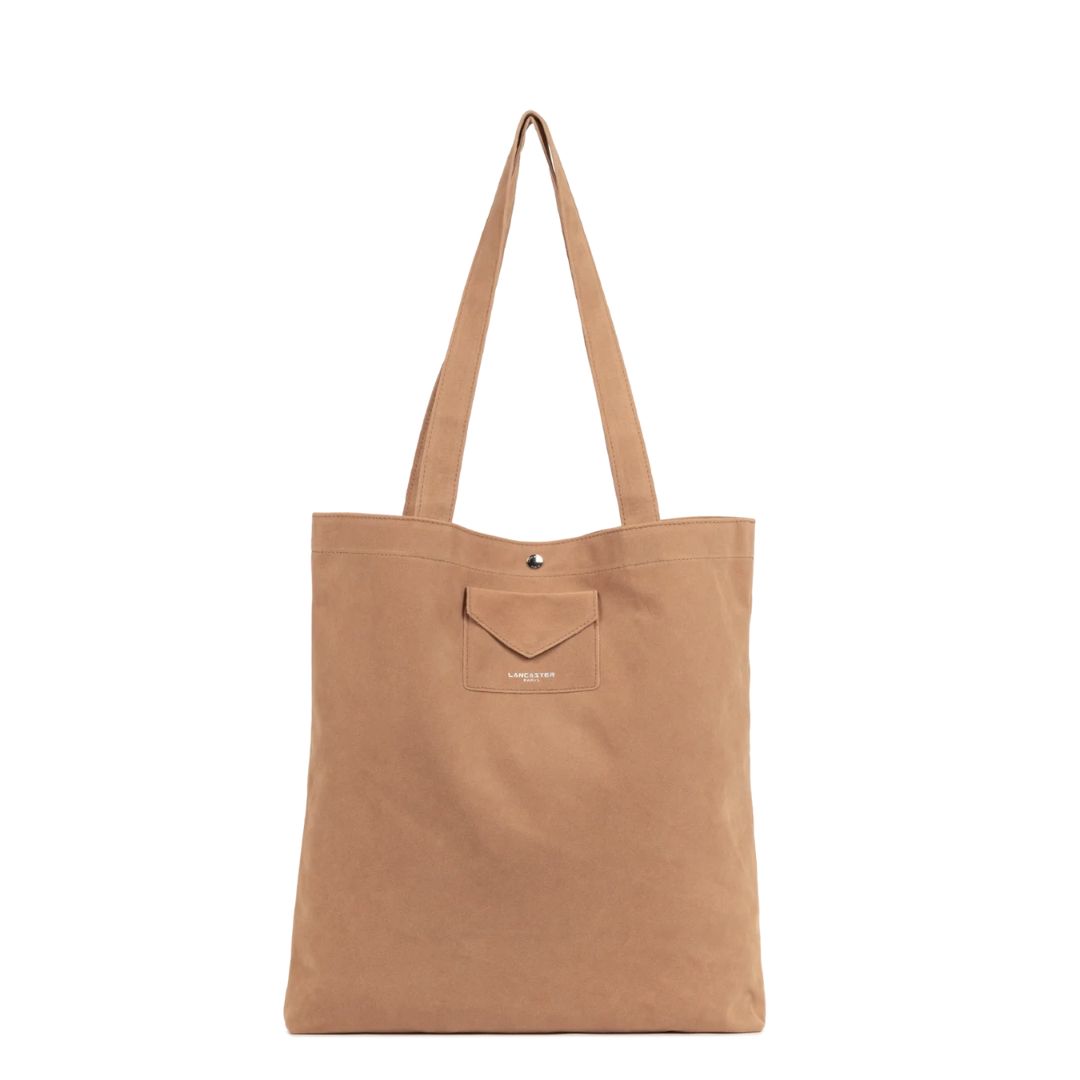 LANCASTER - Shopping grande suede look - Moka