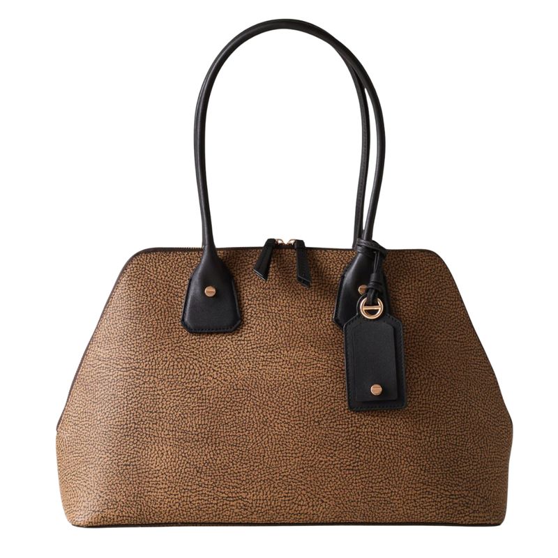 BORBONESE - Gemini Bauletto L - Op Natural/Black