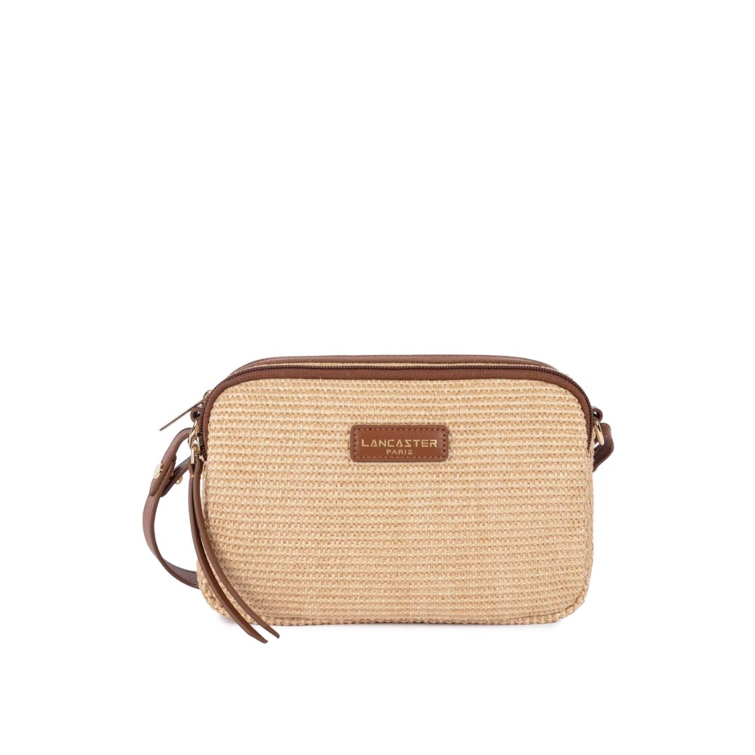 LANCASTER - Mini Osier Sac trotteur - Cognac