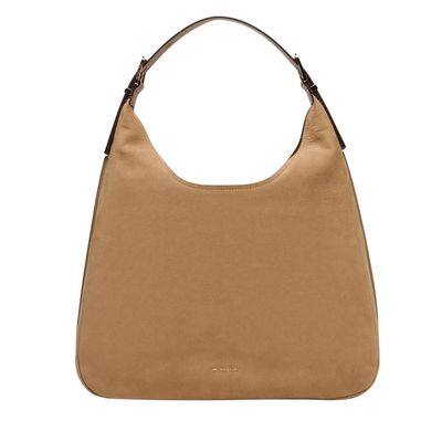 MICHAEL KORS - Nolita grande in nabuk - Peanut