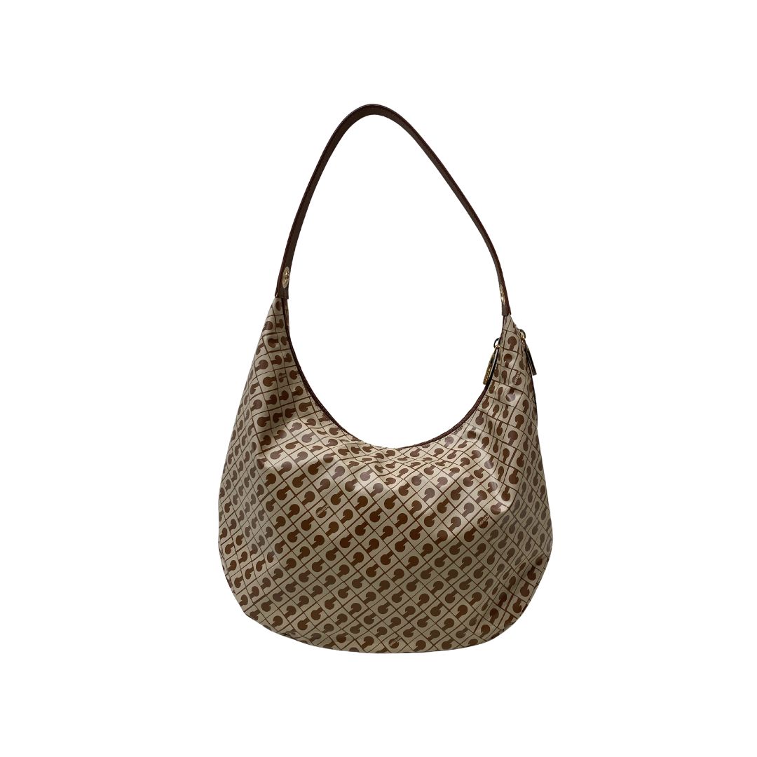 GHERARDINI - Hobo Media in Softy - Tabacco/Burro GHERARDINI - Hobo Media in Softy - Tabacco/Burro