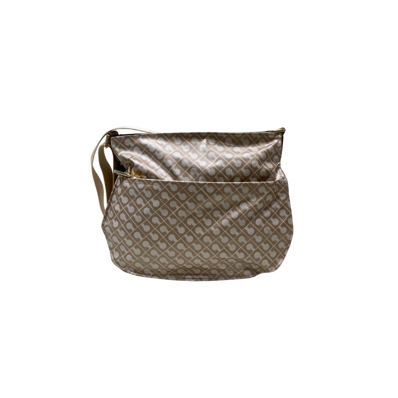 GHERARDINI - Tracolla con zip frontale in Softy - Creta