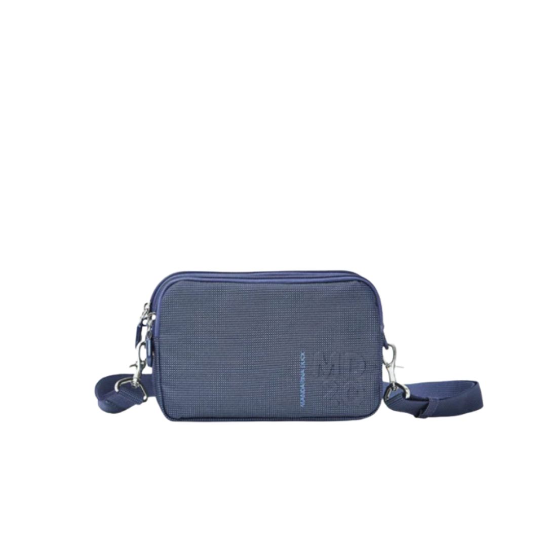 MANDARINA DUCK - MD20 tracollino doppia zip - Deep Blue