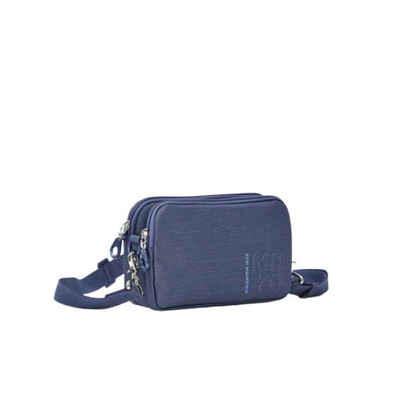 MANDARINA DUCK - MD20 tracollino doppia zip - Deep Blue