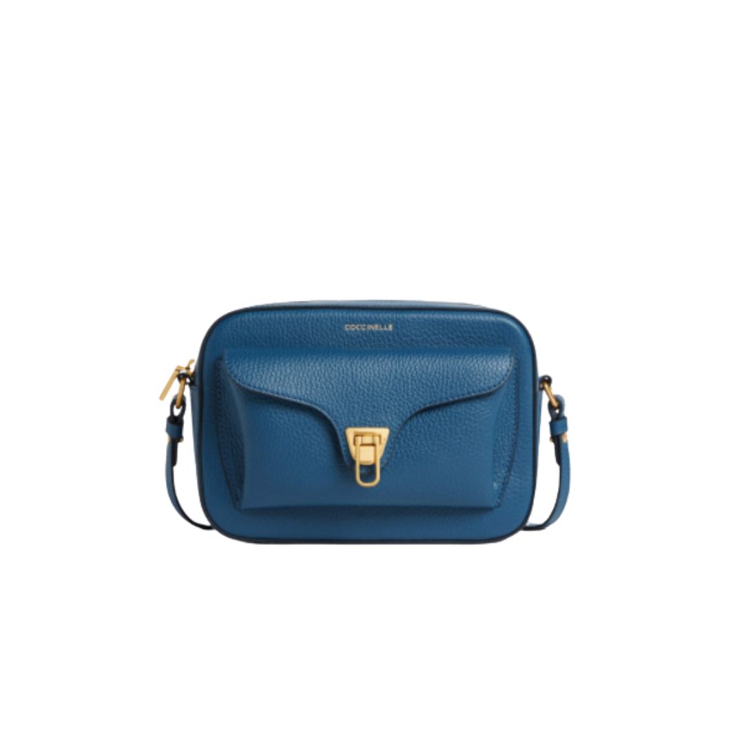COCCINELLE - Beat Soft Camera Bag Medium - Deep Blue COCCINELLE - Beat Soft Camera Bag Medium - Deep Blue