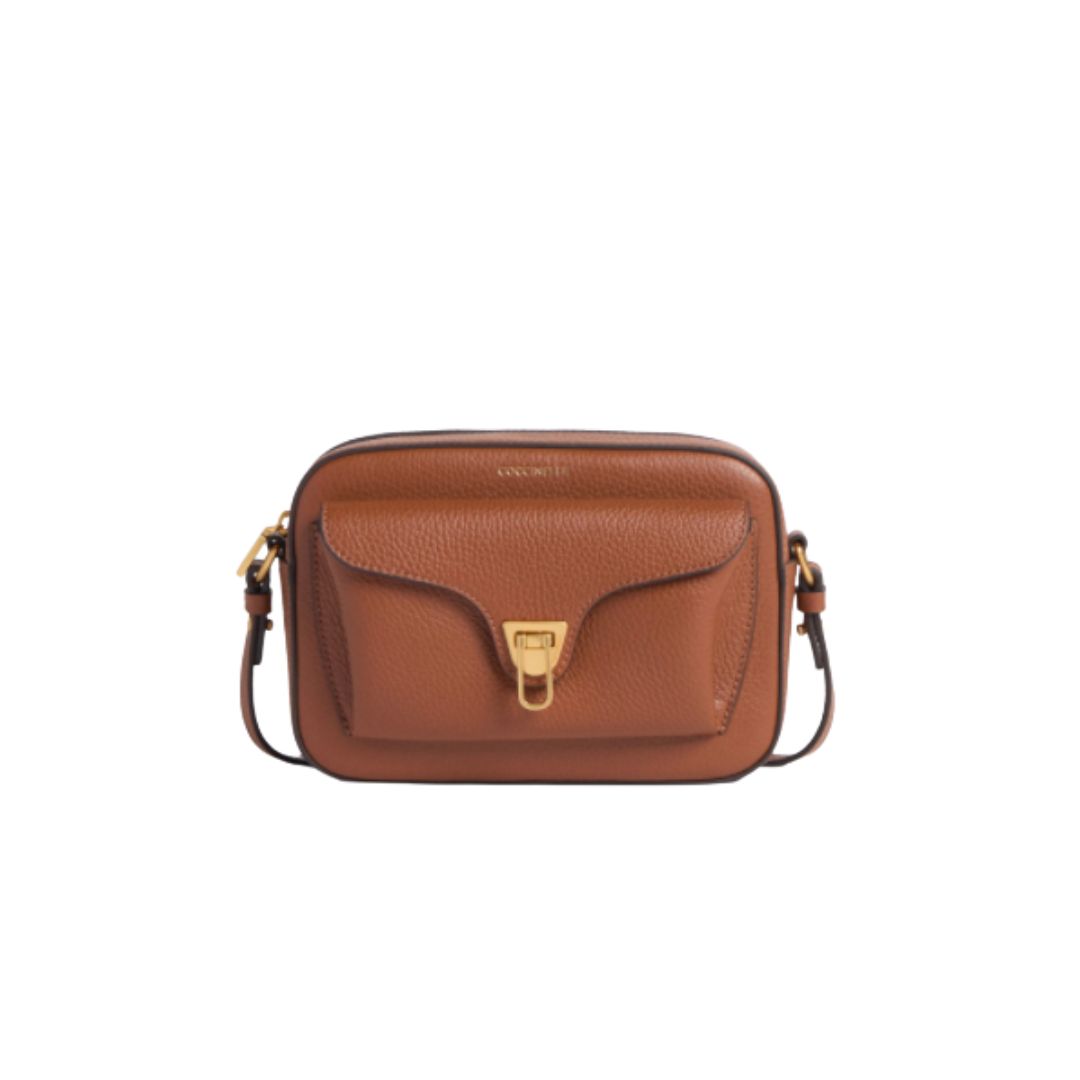COCCINELLE - Beat Soft Camera Bag Medium - Cognac