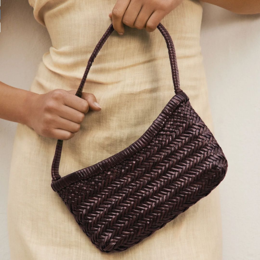 MANEBÍ - Borsa a Spalla in Pelle Canyon  - Dark Brown