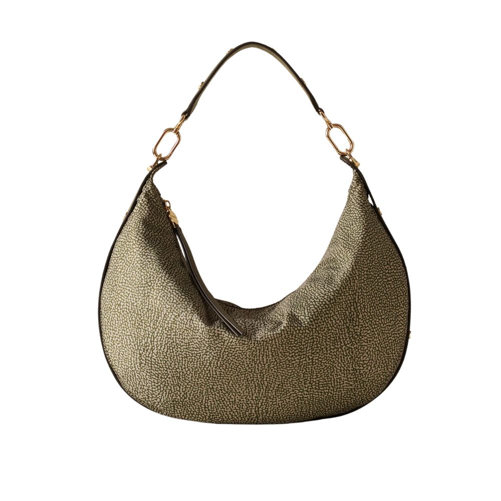 BORBONESE - Frame Borsa Hobo M - Olive