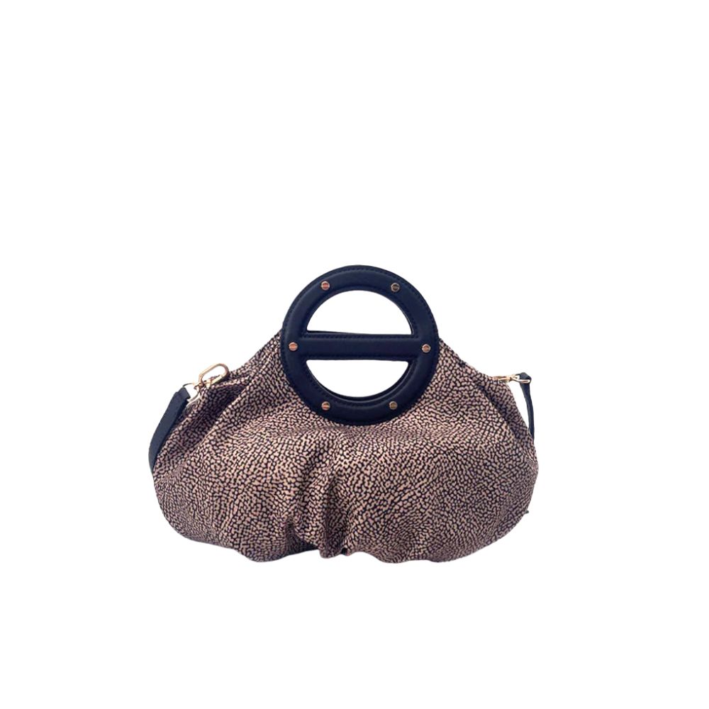 BORBONESE - Vis a Vis Borsa a mano S c/t - OpNaturale/Nero