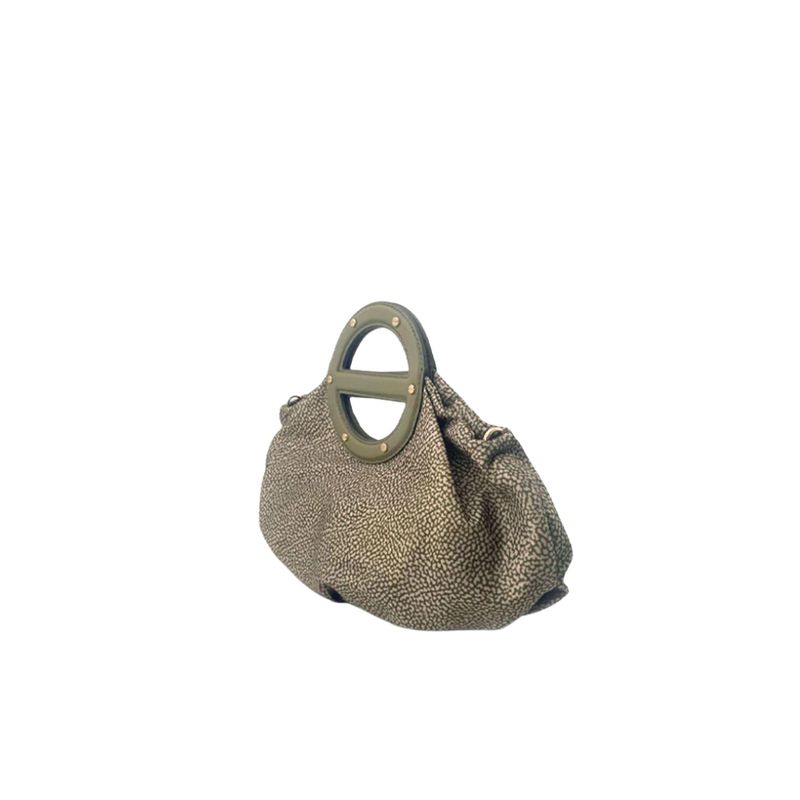 BORBONESE - Vis a Vis Borsa a mano S c/t - Olive