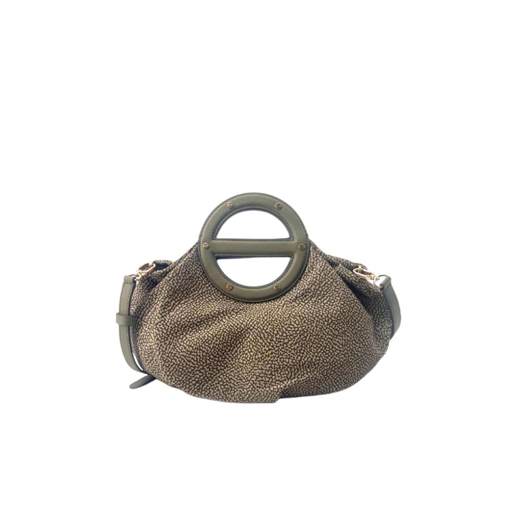BORBONESE - Vis a Vis Borsa a mano S c/t - Olive