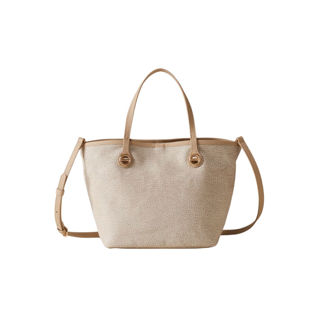 BORBONESE - Flight Borsa Shopping S - Sabbia