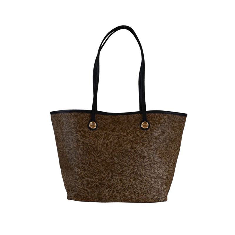 BORBONESE - Flight Borsa Shopping M - OpNaturale/Nero