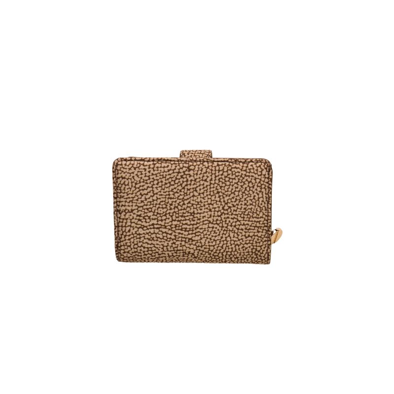 BORBONESE - Classica Portafoglio Small - Beige/Marrone