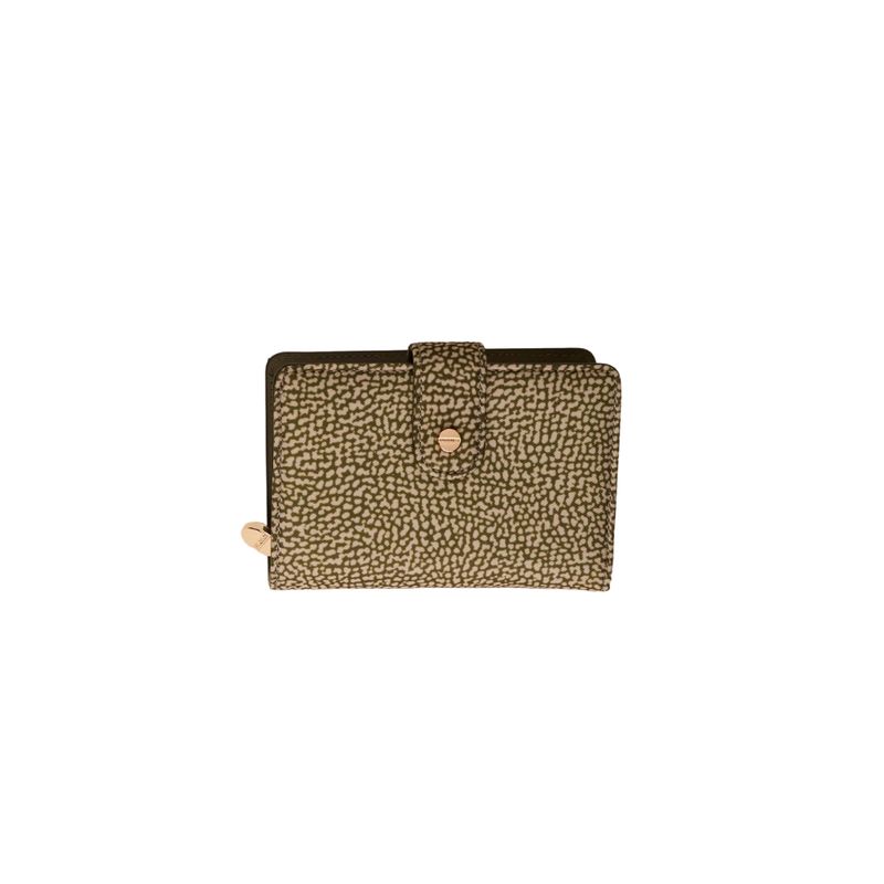 BORBONESE - Classica Portafoglio Small - Olive BORBONESE - Classica Portafoglio Small - Olive