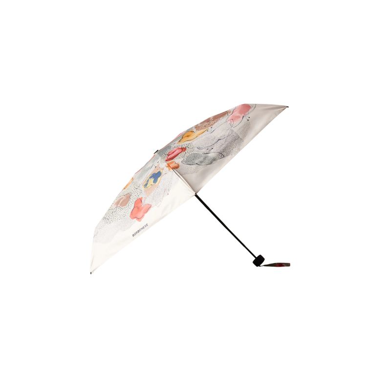 BORBONESE - Ombrello Super Mini - Panna/Op Naturale