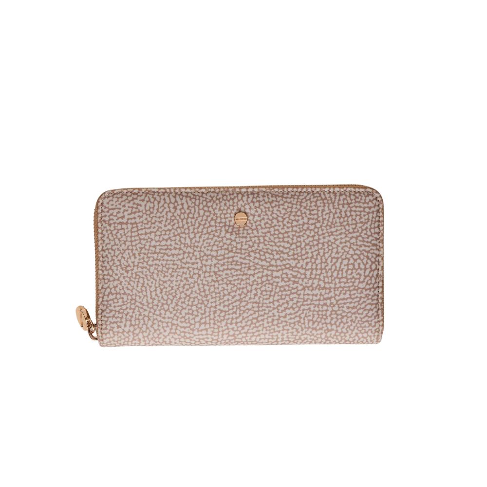 BORBONESE - Classica Portafoglio Zip Around Nylon Large - Sand